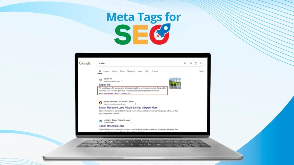 Meta Tags for SEO